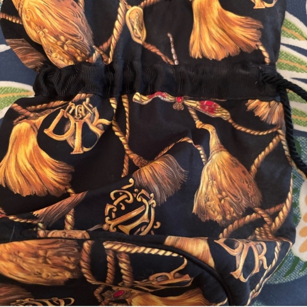 Christian Dior Vintage Pattern Bag Colorful Iconic Bag Attention Getting Bsg - Picture 4 of 6